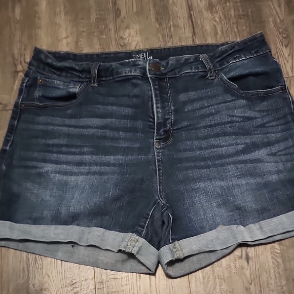 Time and Tru Pants - Blue Denim Women's Shorts Time And Tru Size 18